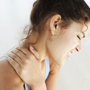 Massage for neck pain.